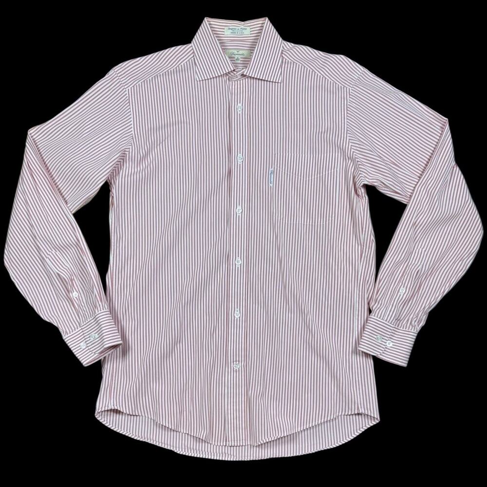 Faconnable White/Pink Shirt | Size L